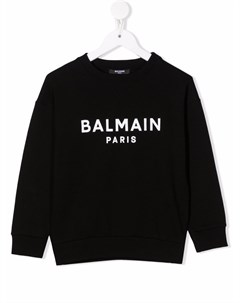 Свитер с логотипом Balmain kids