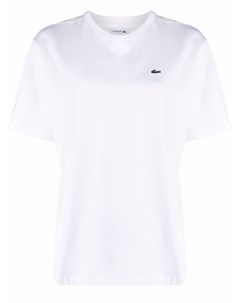 Футболка с нашивкой логотипом Lacoste