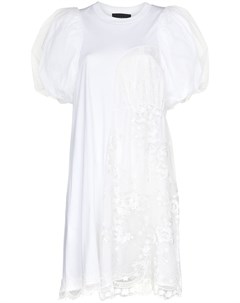 Платье миди с вышивкой пайетками Simone rocha