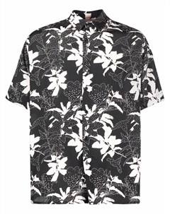 Рубашка с короткими рукавами и цветочным принтом Laneus