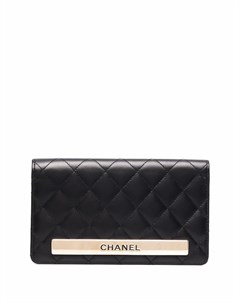 Стеганый кошелек 2017 2018 годов с логотипом Chanel pre-owned