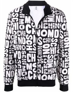 Спортивная куртка с графичным принтом Moschino