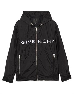 Непромокаемая куртка с вышитым логотипом Givenchy kids