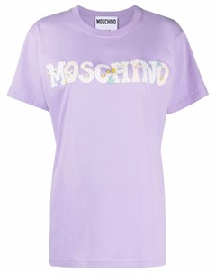 Футболка с логотипом Moschino