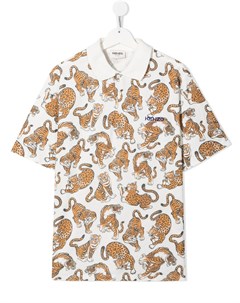 Рубашка поло Tiger с вышитым логотипом Kenzo kids