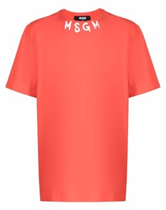 Футболка с логотипом Msgm