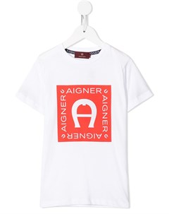 Футболка с логотипом Aigner kids