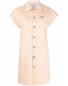 Платье рубашка с короткими рукавами Semicouture