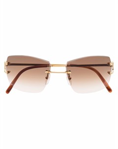 Солнцезащитные очки с градиентными линзами Cartier eyewear