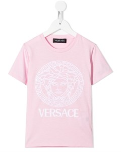 Футболка с принтом Medusa Versace kids