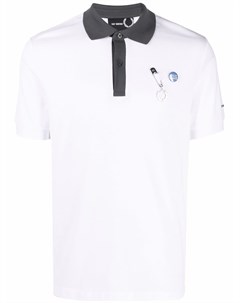 Рубашка поло с брошью Raf simons x fred perry