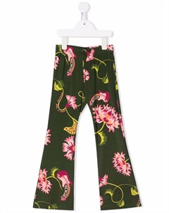 Широкие брюки с цветочным принтом Raspberry plum