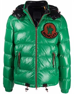 Глянцевый пуховик Haggi Moncler