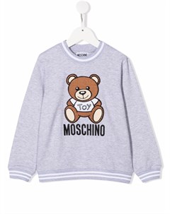 Толстовка Teddy с вышитым логотипом Moschino kids