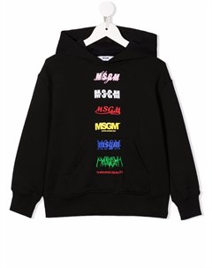 Худи с графичным принтом Msgm kids