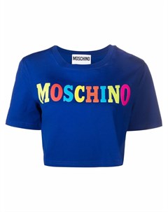 Футболка с логотипом Moschino