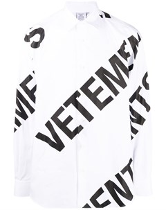 Рубашка с логотипом Vetements