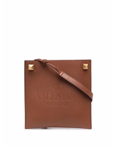 Маленькая сумка Flat с тисненым логотипом Valentino garavani
