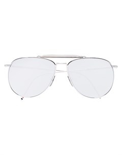 Солнцезащитные зеркальные очки Thom browne eyewear