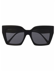 Солнцезащитные очки в массивной оправе с логотипом Jimmy choo eyewear