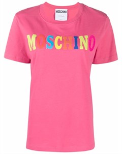 Футболка с логотипом Moschino