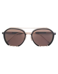 Солнцезащитные очки с металлической деталью Thom browne eyewear