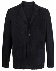 Однобортный замшевый пиджак Salvatore santoro