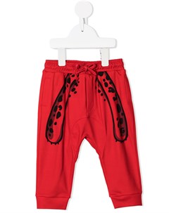 Спортивные брюки с кулиской и логотипом Dolce & gabbana kids