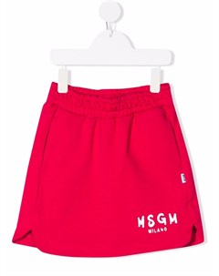 Мини юбка с логотипом Msgm kids