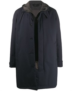 Пальто с капюшоном и съемной подкладкой жилетом Z zegna