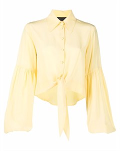 Шелковая блузка с заостренным воротником Federica tosi