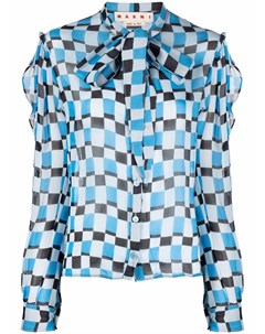 Блузка с геометричным принтом Marni