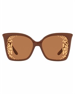 Солнцезащитные очки Gattopardo с леопардовым принтом Dolce & gabbana eyewear