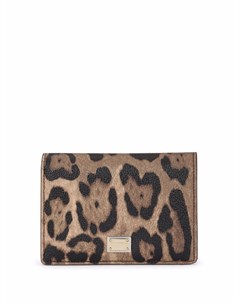Бумажник с леопардовым принтом Dolce&gabbana