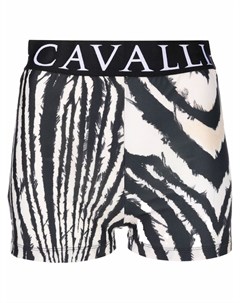 Облегающие шорты с принтом Freedom Roberto cavalli