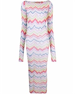 Пляжное платье с узором зигзаг Missoni mare