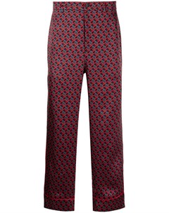 Пижамные брюки с геометричным принтом Mcm