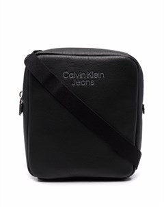 Сумка мессенджер из зернистой кожи Calvin klein jeans