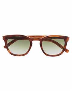 Солнцезащитные очки в оправе черепаховой расцветки Saint laurent eyewear