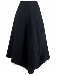 Джинсовая юбка миди 2000 х годов асимметричного кроя Comme des garçons pre-owned