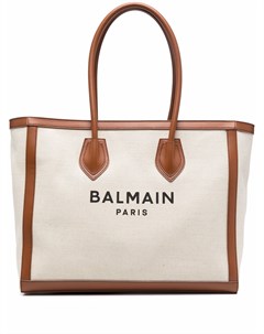 Сумка шопер с логотипом Balmain