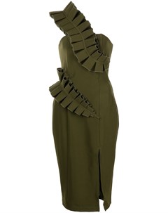 Платье миди Kamala с оборками Andrea iyamah