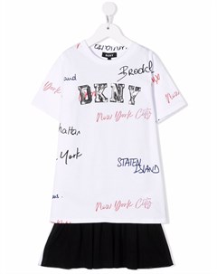 Многослойное платье без рукавов Dkny kids