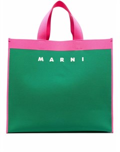 Сумка тоут с логотипом Marni