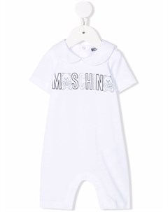 Комбинезон для новорожденного с логотипом Moschino kids