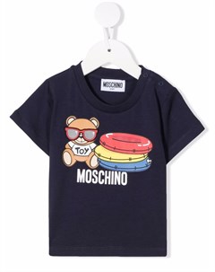 Футболка с принтом Teddy Moschino kids