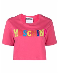 Футболка с логотипом Moschino