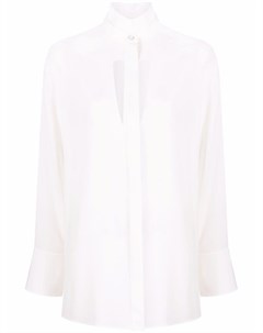 Шелковая рубашка с вырезами Givenchy