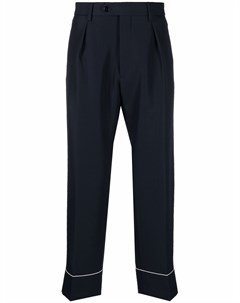 Укороченные брюки с контрастным кантом Etro