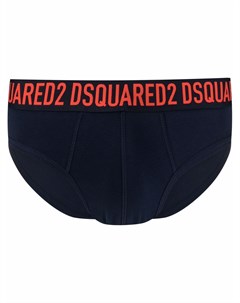 Комплект из двух трусов брифов с логотипом Dsquared2